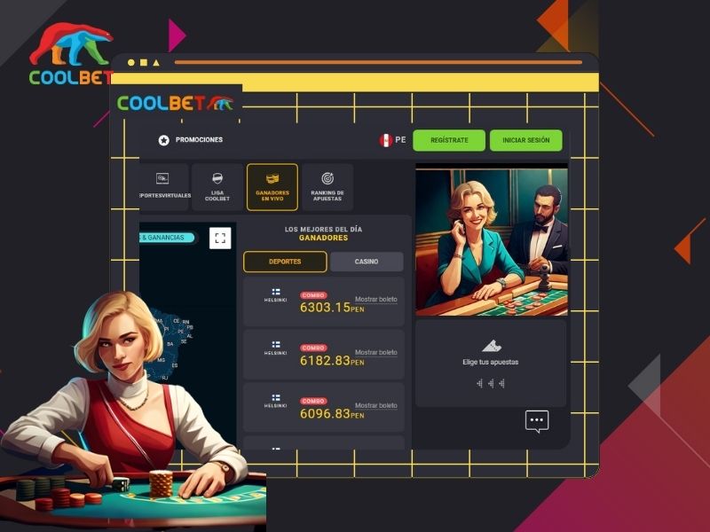 Juegos de casino cortesía de Coolbet